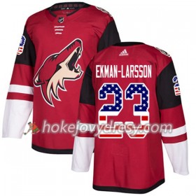Pánské Hokejový Dres Arizona Coyotes Oliver Ekman-Larsson 23 2017-2018 USA Flag Fashion Černá Adidas Authentic